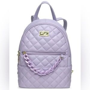 Purple Betsey Johnson Backpack
